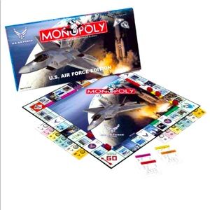 Vintage US Air Force Monopoly Board Game